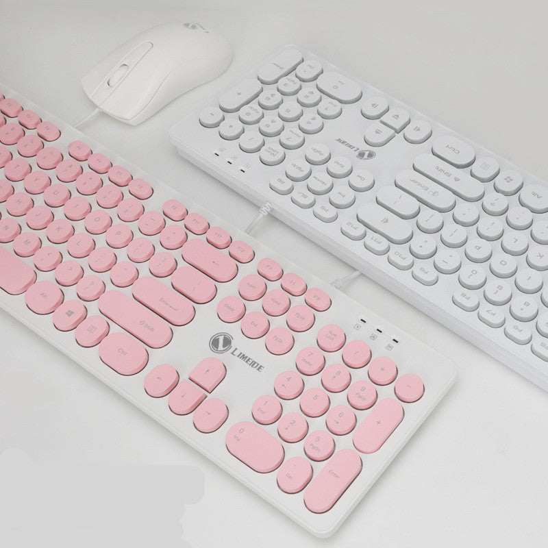 Punk keyboard and mouse set