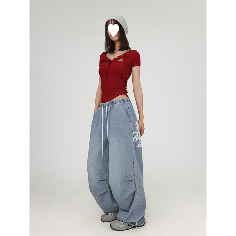 All-match American Retro Jeans For Women