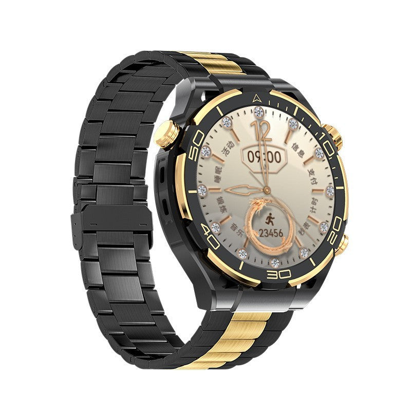 Extraordinary Gold Edition Multi-function Intelligent Sports Electronic Smart Watch