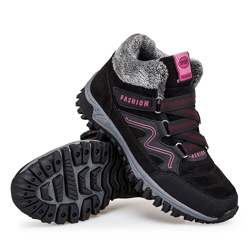 Outdoor Snow Plus Velvet Warm Women's Cotton Shoes