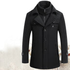 Wool jacket men's woolen coat