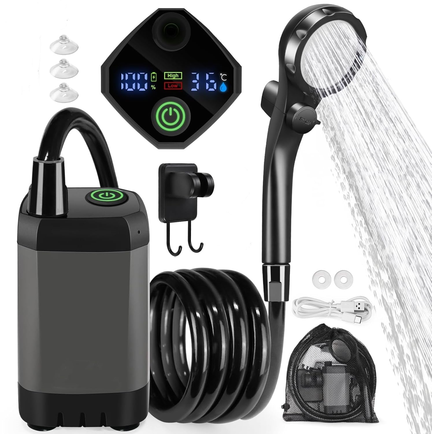Outdoor Camping Car Wash Electric Shower