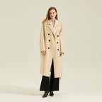 Women's Camel Coat Reversible Woolen Jacket