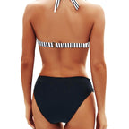 Women's Halter Push-up Split Swimsuit Sexy